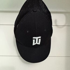 Travis Mathew Black Baseball Cap with White Logo
